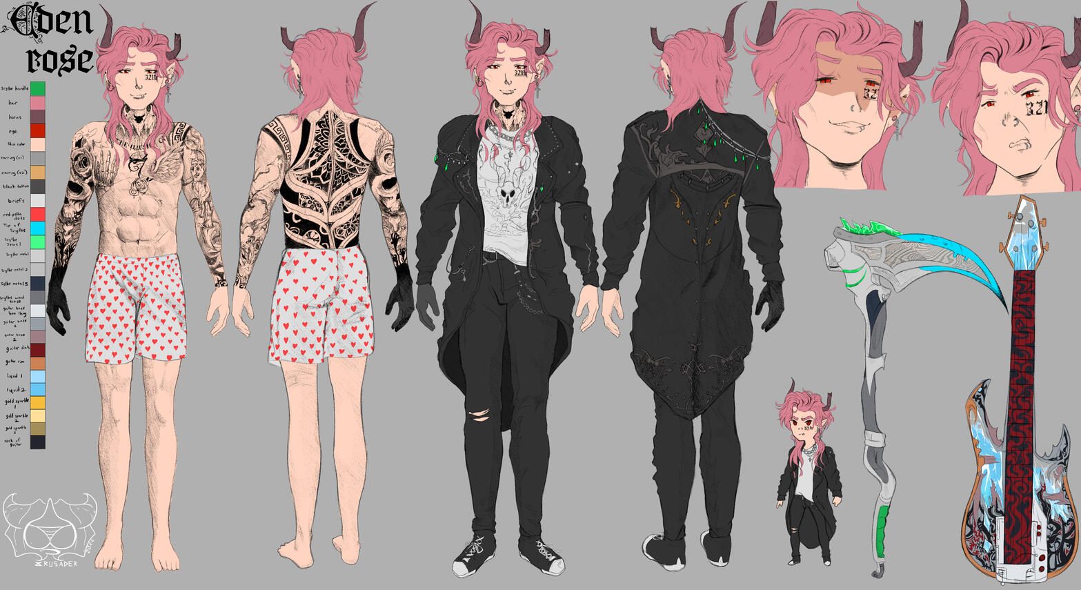 Eden Rose Ref sheet